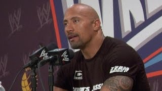 The Rock talks about returning to the Grandest Stage of Them All