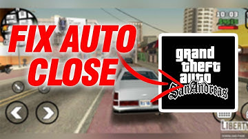 How To Fix GTA SA MOBILE Auto Close | Easy Quick Solution