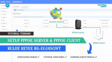 Cara Setup PPPoE Server & PPPoE Client Ruijie | Tutorial Konfigurasi PPPoE Ruijie