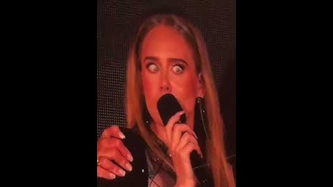 Adele y fan momento divertido#adele#fan#life in Múnich