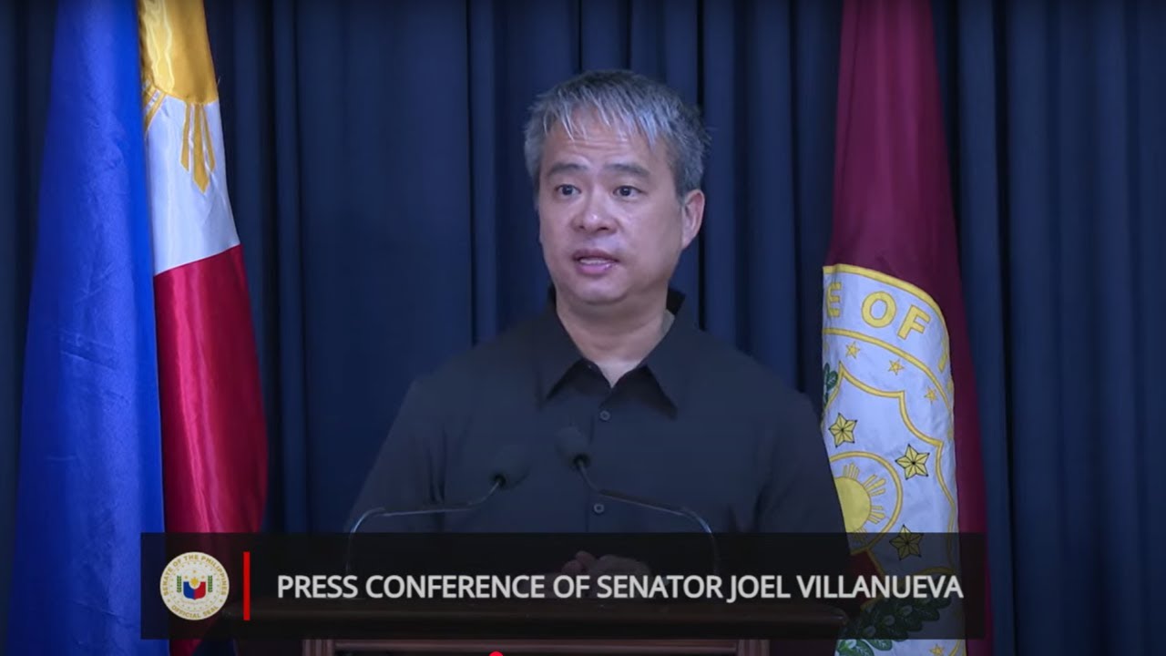 Sentor Jool LIVE: Senate Press Conference Senator Joel Villanueva | June 30, 2025 ...