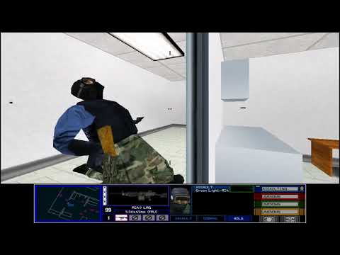 Rainbow Six Rogue Spear PC - Hospital Terrorist Hunt One Man Only!