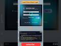 Most Satisfying Login UI Ever! 🤤 Liquid Glass Effect 😱 #Frontend #WebDev #CSSMagic