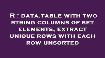 R : data.table with two string columns of set elements, extract unique rows with each row unsorted