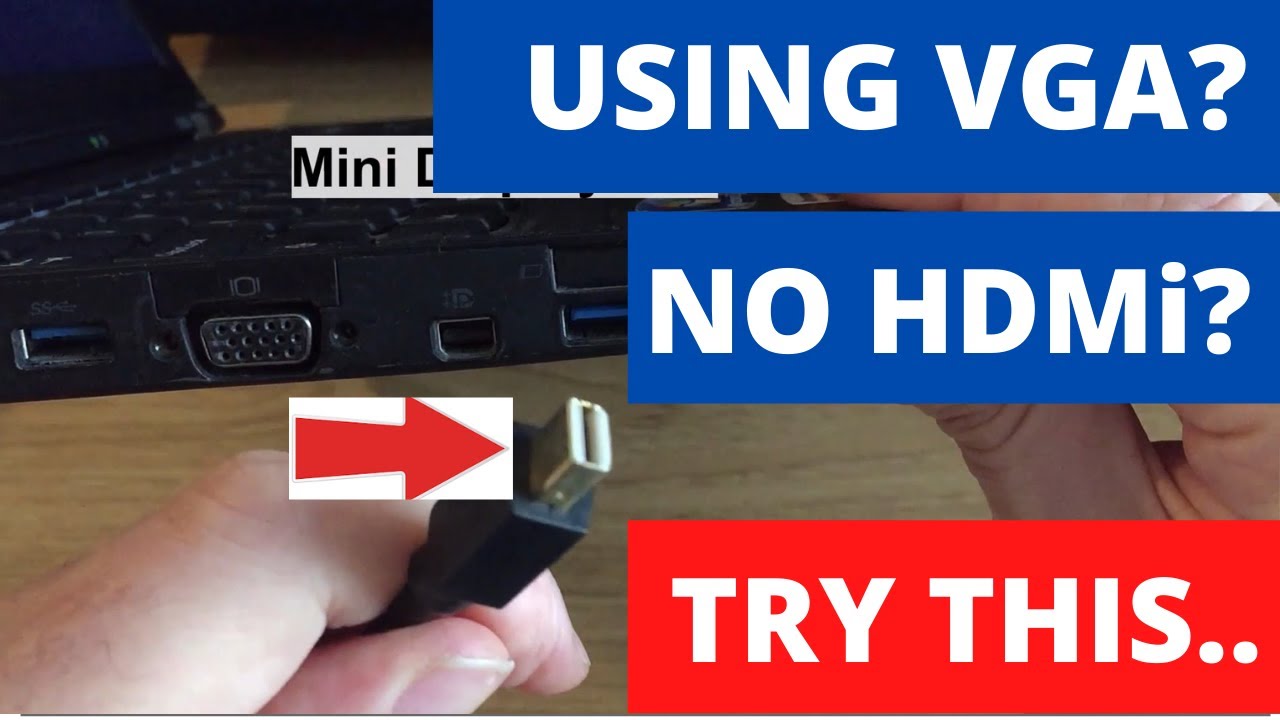 Smitsom hvorfor Sult No HDMi OUTPUT on Your Laptop? Try This! - YouTube