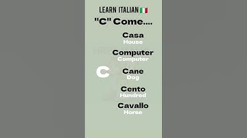 C come  | Simple way of Learning Italian | Learn Italian Easy Way  #learningitalian