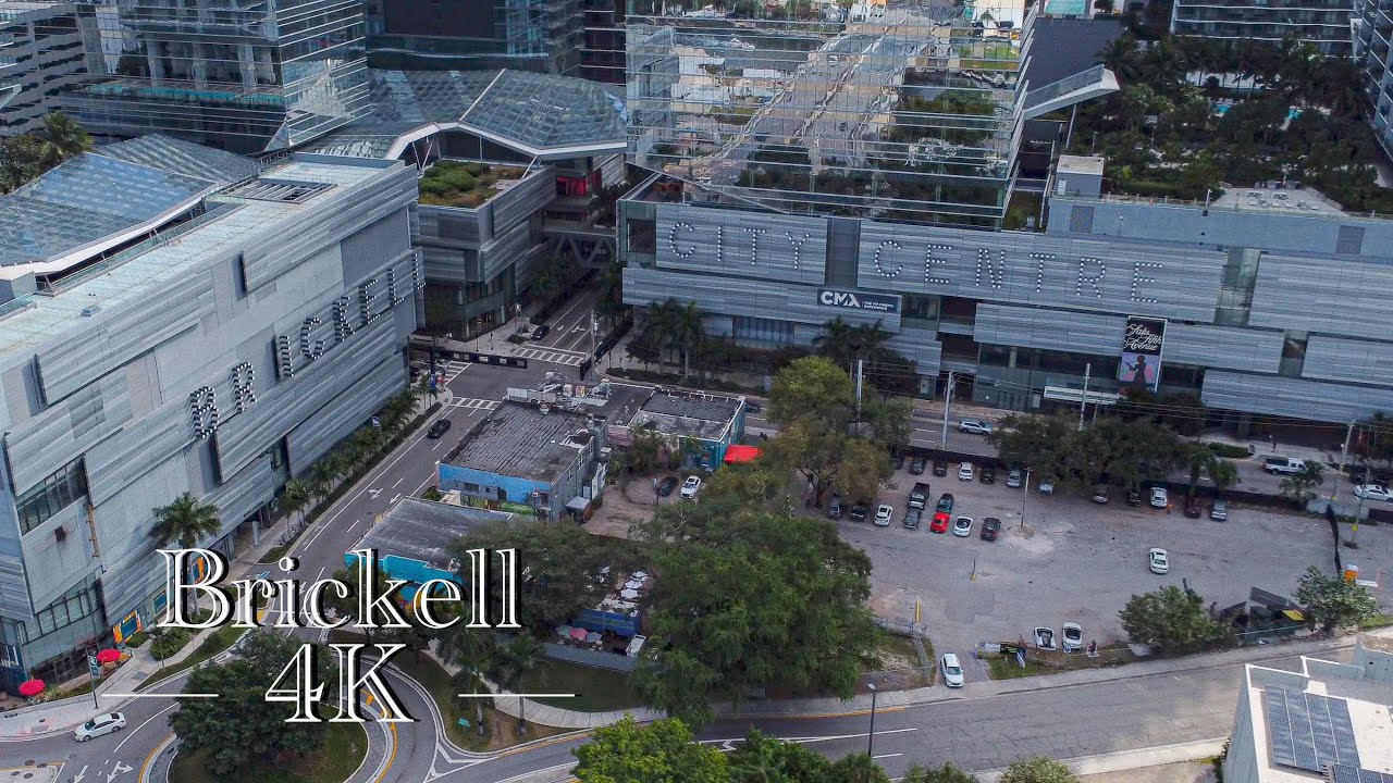4K DJI Mini 2 Brickell & Key Biscayne, Florida 2021