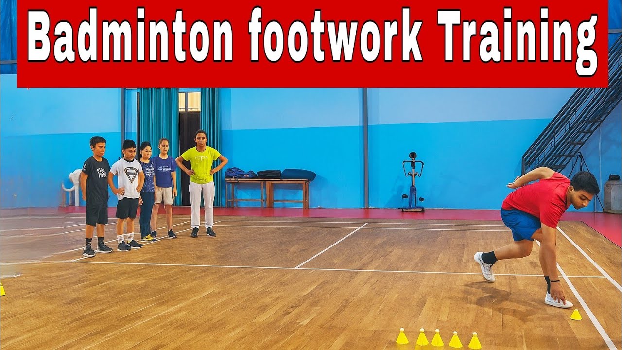 BEGINNER FOOTWORK TRAINING |STEP BY STEP FOOTWORK GUIDE  #badminton #footwork #training 