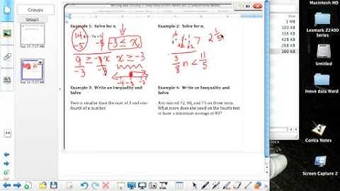 9/13/10 Notes - solving two step inequalities.mov