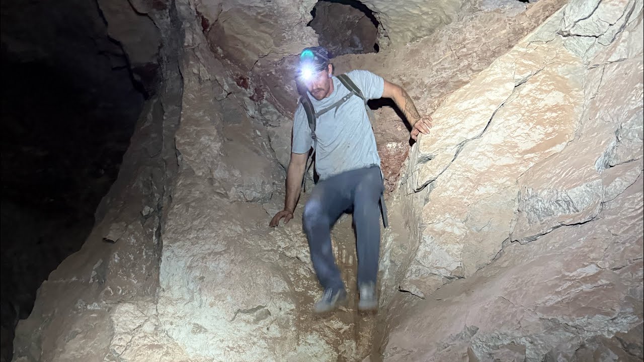 Caving Digging Epic caving and crystal digging - YouTube