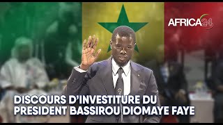 Sénégal : Discours d'investiture du président de la République Bassirou Diomaye Faye