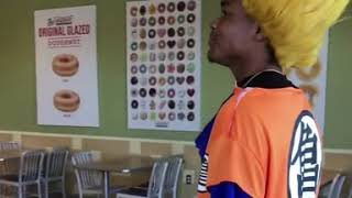 GOKU VS NARUTO In DUKIN DONUTS