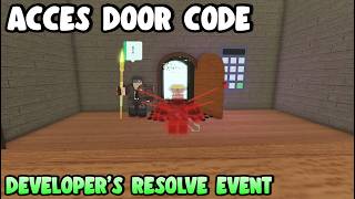 How to find the secret code door in Base Defence Guide DEVELOPER'S RESOLVE