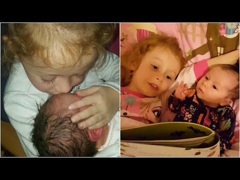 Family document the special bond between 5-year-old girl and her baby sister.