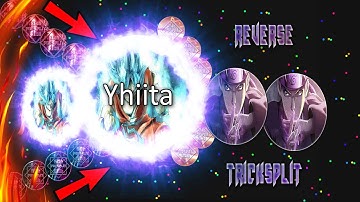 Gota.io: INSANE REVERSE TRICKSPLIT&VANISHSPLIT/PLAYING AS YHIITA/DOUBLESPLITS,POPSPLITS,PUSHSPLITS