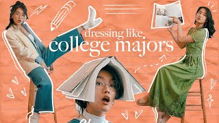 what different college majors would wear if they had proper sleep & decent fashion sense (part 4)