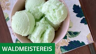 Waldmeister Eis - Sweet Woodruff Ice Cream