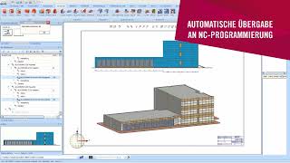 Gleichteilsuche, Automatisierte Fertigungsunterlagen Hicad Elementfassade