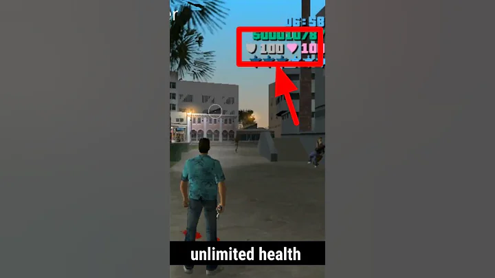 Gta vice city unlimited health cheat code                                      #gtavc #trendingreels