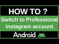 Switch to Instagram Professional Account (Creator/Business) on Android (Easy Steps 2025)
