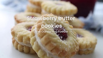 Strawberry Butter Cookies
