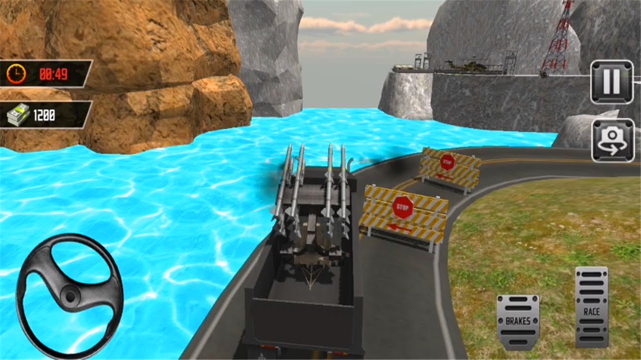 US Army Cargo Transport Truck Driving Simulator - Offroad Military Truck -Android GamePlay