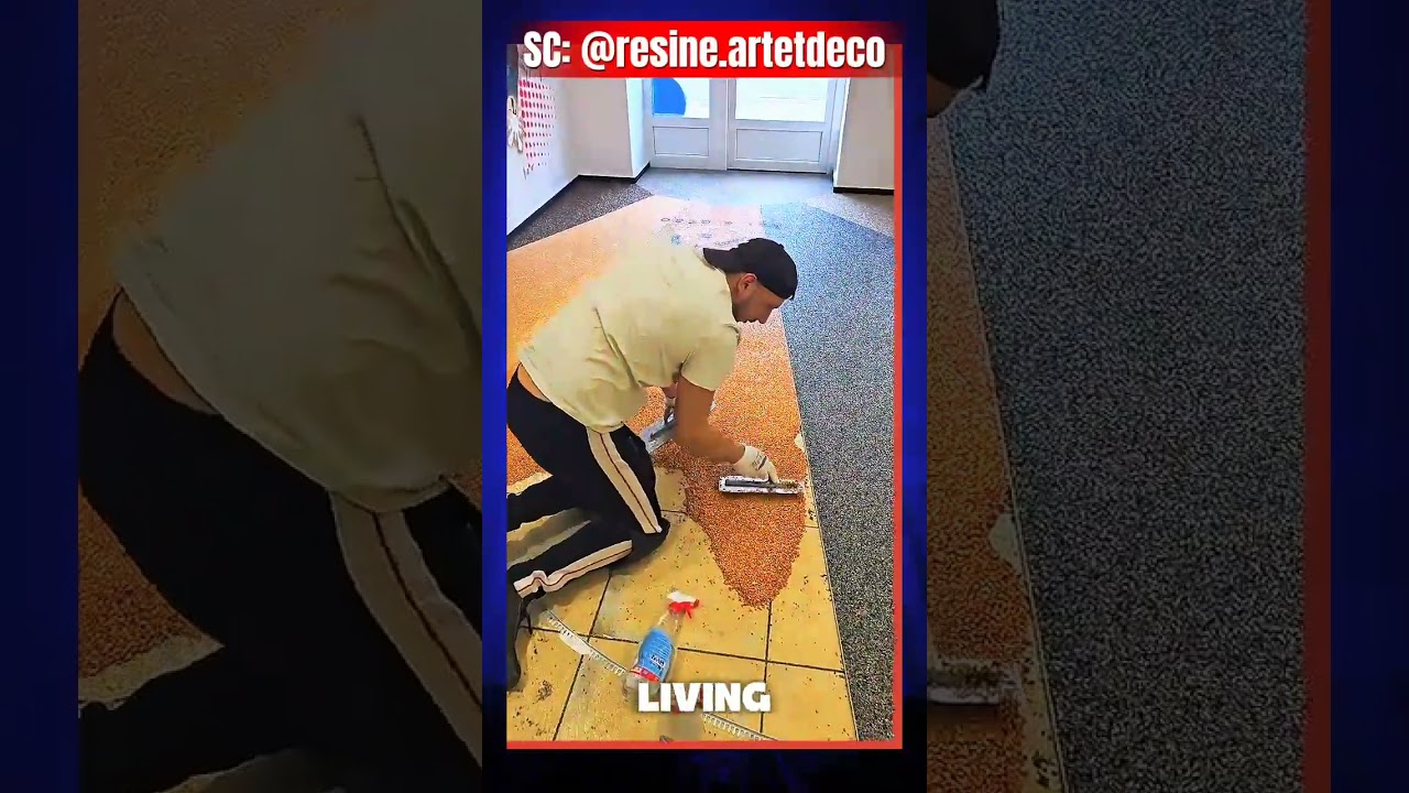 install indoor stone resin 