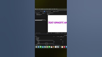 How to Create Text Opacity Animation in After Effects | Easy Video Editing Tutorial