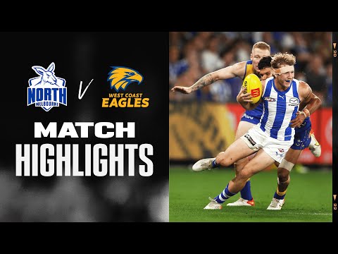 North Melbourne v West Coast Eagles Highlights | Round 2, 2022 | AFL