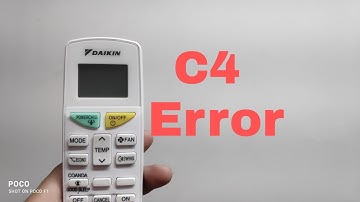 C4 FAULTY HEAT EXCHANGER TEMPERATURE SENSOR daikin ac #daikin #c4error #error #refreshing