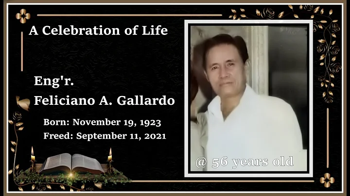 We miss you dad, ENG'R FELICIANO A. GALLARDO