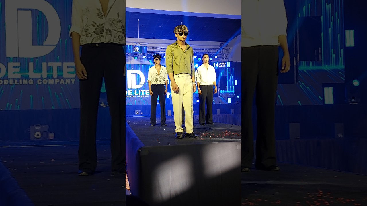 Male model's ramp walk 