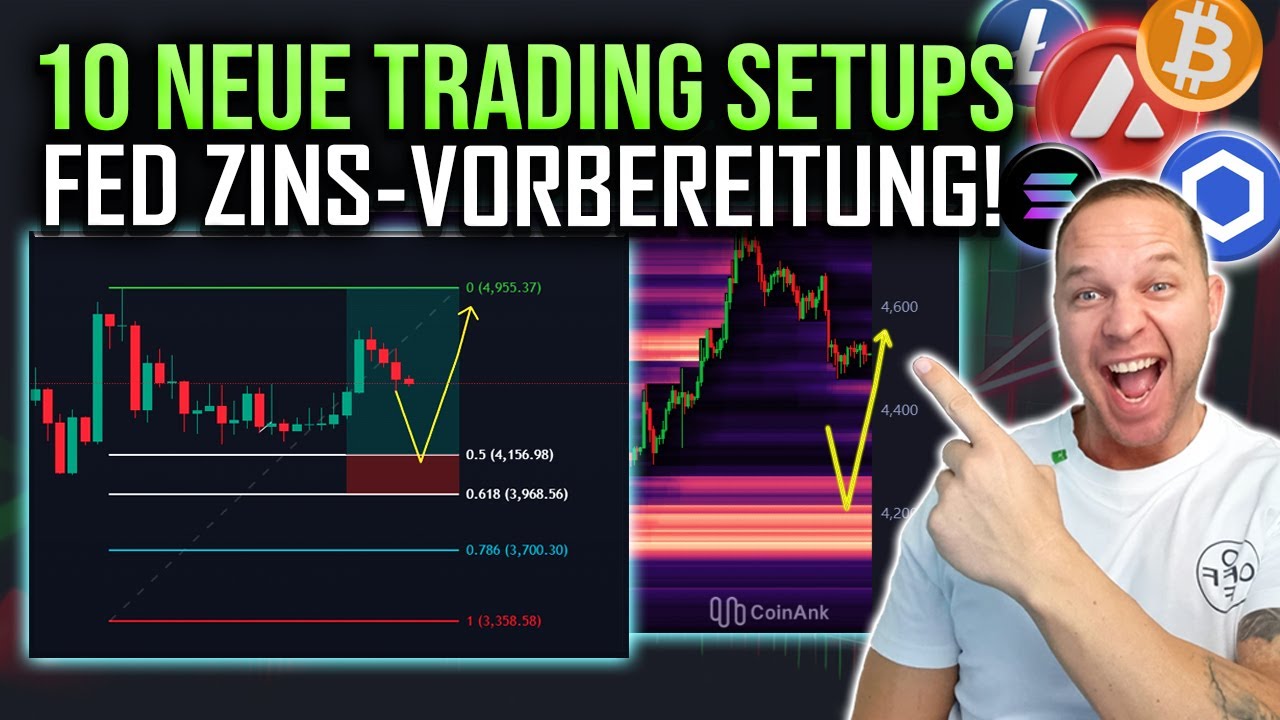 10 NEUE Trading Setups + neuer Krypto Bot LIVE! 🚀(BTC ETH AVAX DOGE SOL)