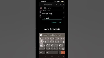 NOMEDIA: Hide your app related images OR your own images.