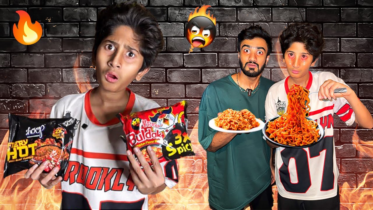 Eating only Spicy Food Ramen Noodles For 24 Hours