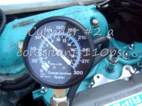 STX 900 kawasaki compression test houston - YouTube