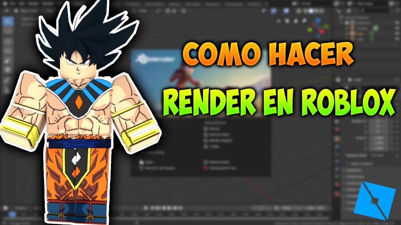 Como Hacer Un Render De Roblox Con Tu Personaje Tutorial En Blender Youtube - como hacer un render en roblox tutorial youtube