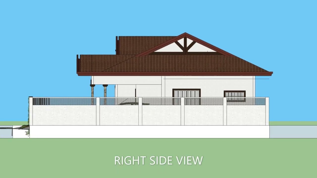 ONE STOREY RESIDENTIAL HOUSE WITH 1 BEDROOM AND WITH GARRAGE