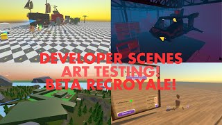Exploring Art Testing, Beta RecRoyale, and other Developer Scenes in old Rec Room!
