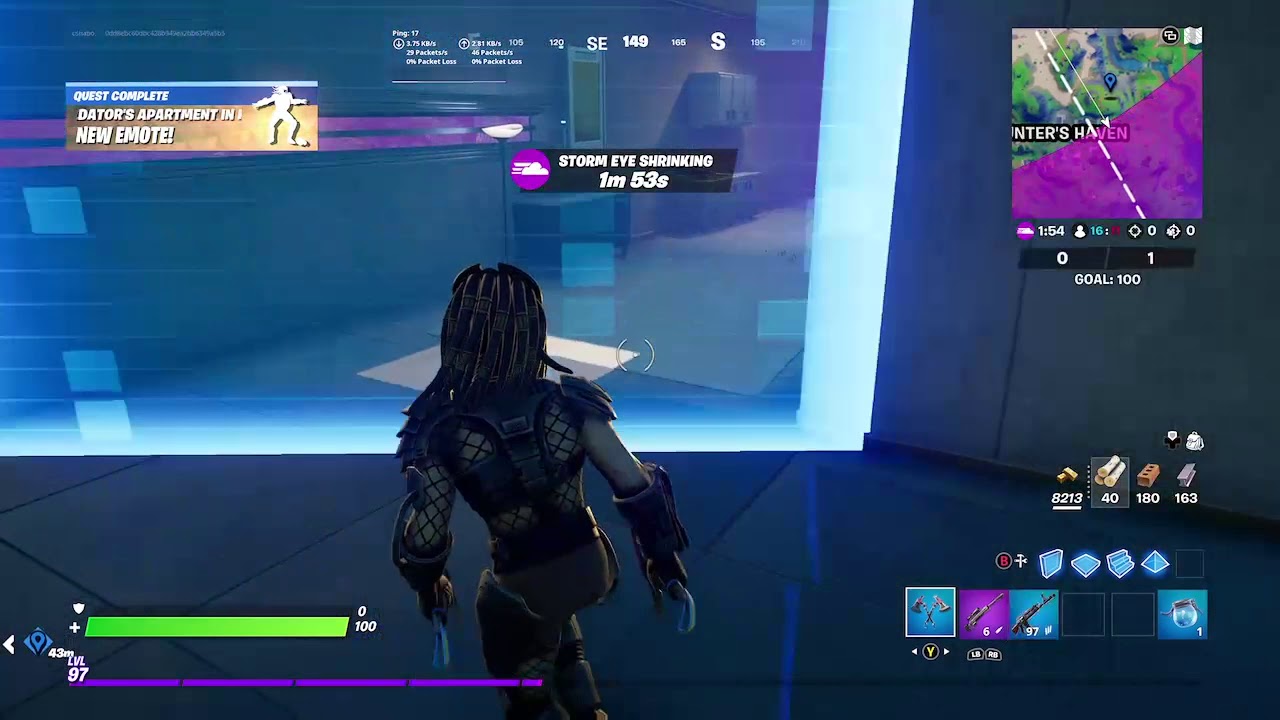 Visit Predator's apartment in Hunter's Haven as Predator Jungle Hunter Quest