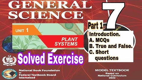 Class 7 Science Chapter 1 | Plant systems | question answers | New book | SNC | NBF | Ilmi darasgah