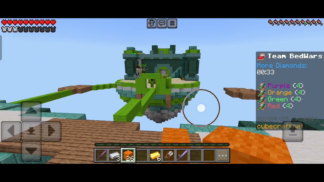 Playing Minecraft Bedwars - CubeCraft for the first time - YouTube