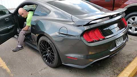 2018 Mustang GT MBRP muffler deletes and SR X-Pipe...