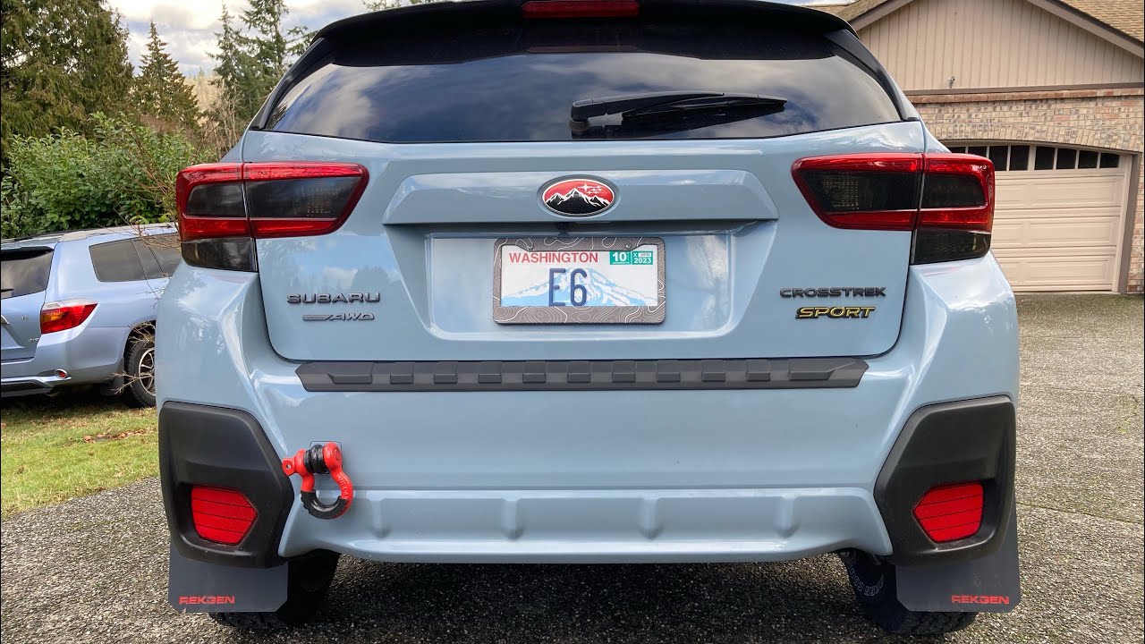 RekGen Mud Flaps Install/Review on 2023 Crosstrek Sport