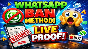 WhatsApp Ban Method 😱 | Live Proof | New Method 2025 | Account Banned Instantly