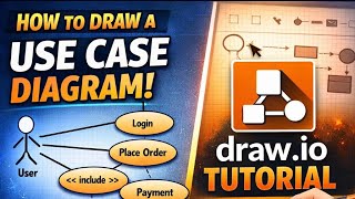 How to Draw a Use Case Diagram in Draw.io (Step-by-Step Tutorial for Beginners)