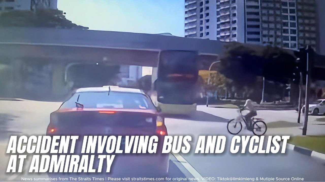 Авария с участием автобуса и велосипедиста в Адмиралтействе
