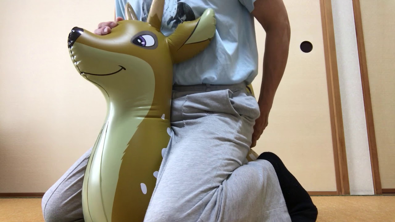 バンビ 空気ビニール 空ビ 幼児乗用 昭和レトロ ビニール風船 ビニール 