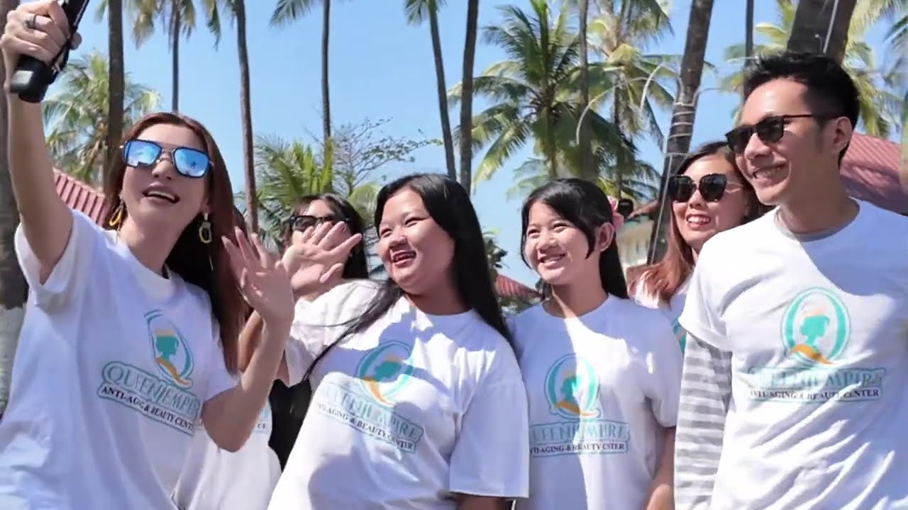 Queen empire ရဲ့ Annual Tripကမ်းခြေခရီးစဉ်မှာ ကလေးတွေနဲ့ ပျော်ပါးဆော့ကစား🫶😍