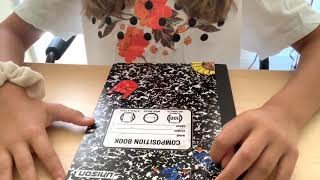 DIY'd It: Episode 1 Back to School Composition Notebook